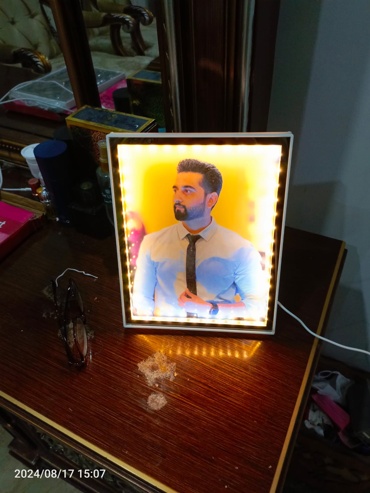 customize birthday led frame