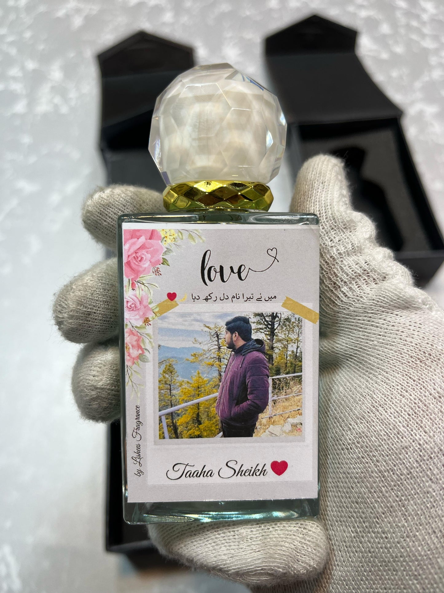 customize photo perfume