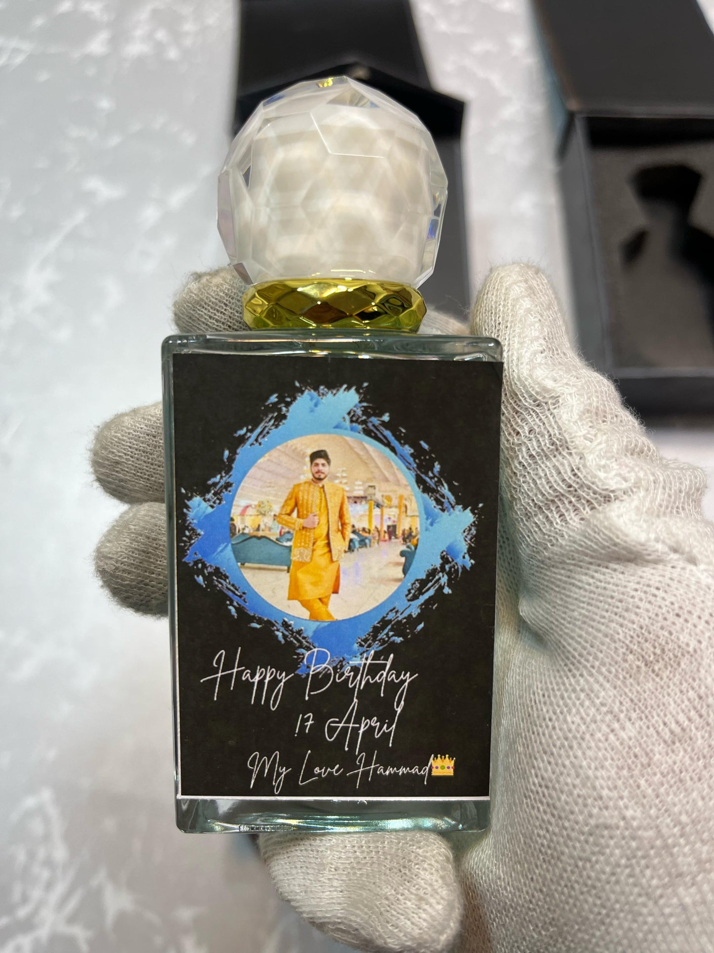 customize photo perfume
