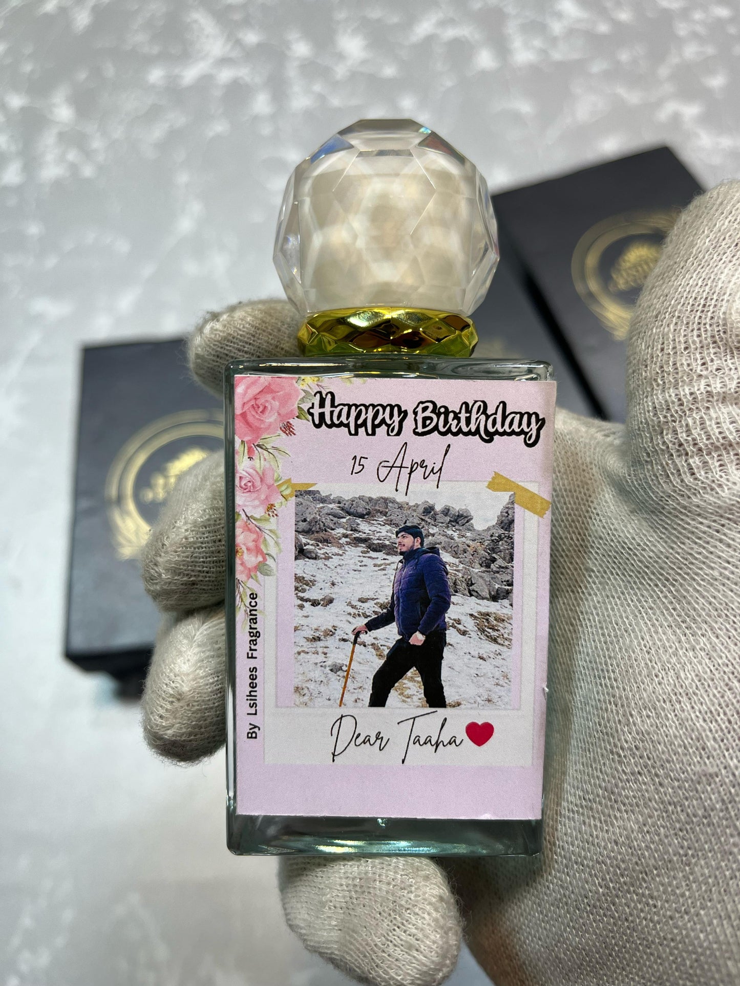 customize photo perfume