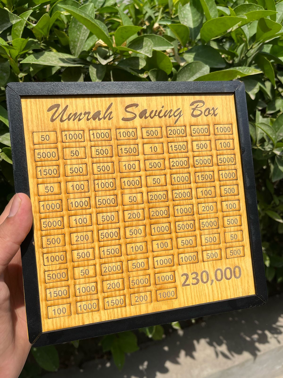 Umrah saving box