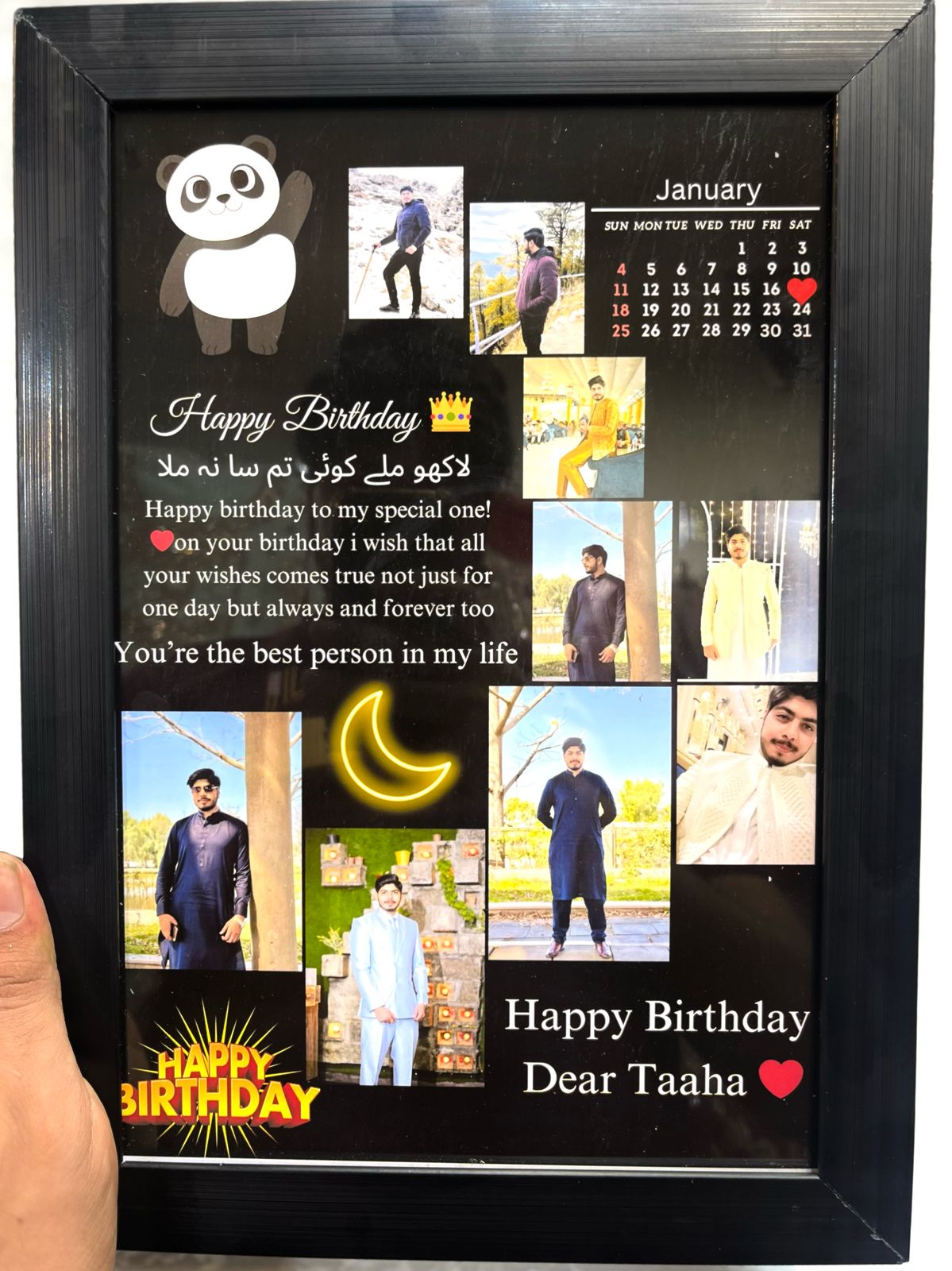 Customize Birthday Wooden Photo Frame