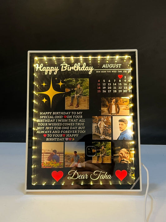Customize Birthday Led Photo Frame