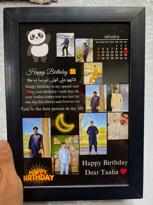 Customize Birthday Wooden Photo Frame